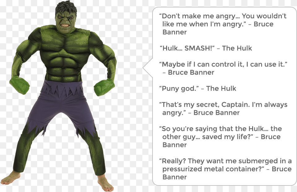 Incredible Hulk Costumes For Kids U0026 Adults She Avengers Halloween Costume Ideas, Adult, Male, Man, Person Png
