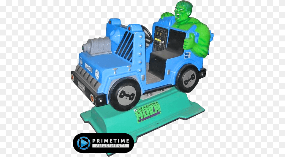Incredible Hulk Kiddie Ride, Machine, Bulldozer Free Transparent Png