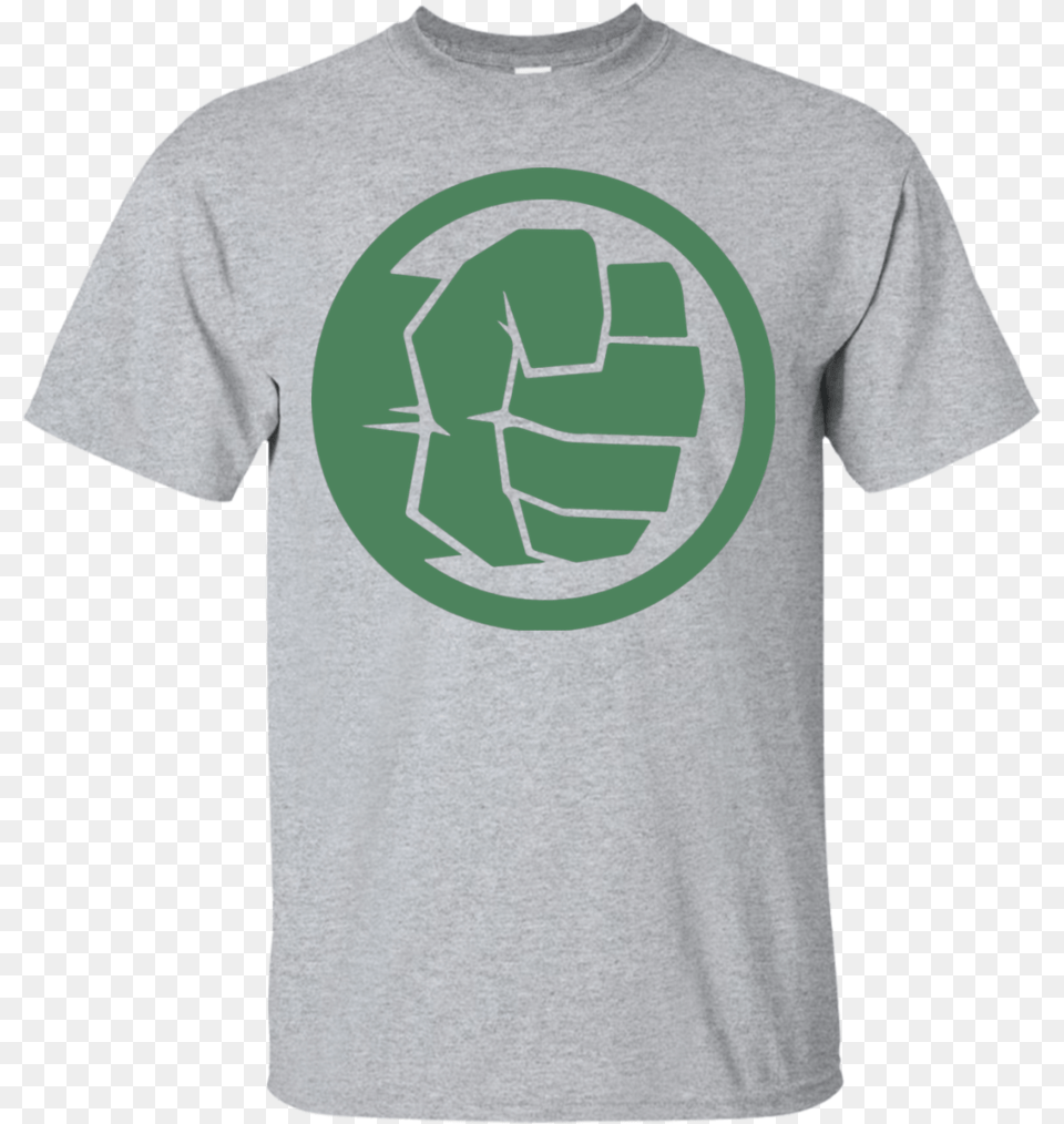 Incredible Hulk T Hulk Logo, Clothing, T-shirt, Body Part, Hand Free Png Download
