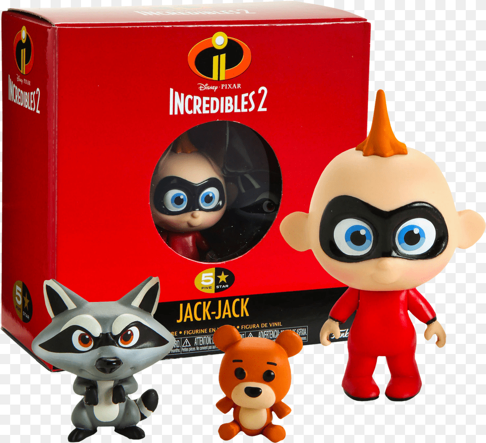 Incredibles 2 Jack Jack 5 Star 4u201d Vinyl Figure By Funko Incredibles, Toy, Plush, Baby, Person Png Image