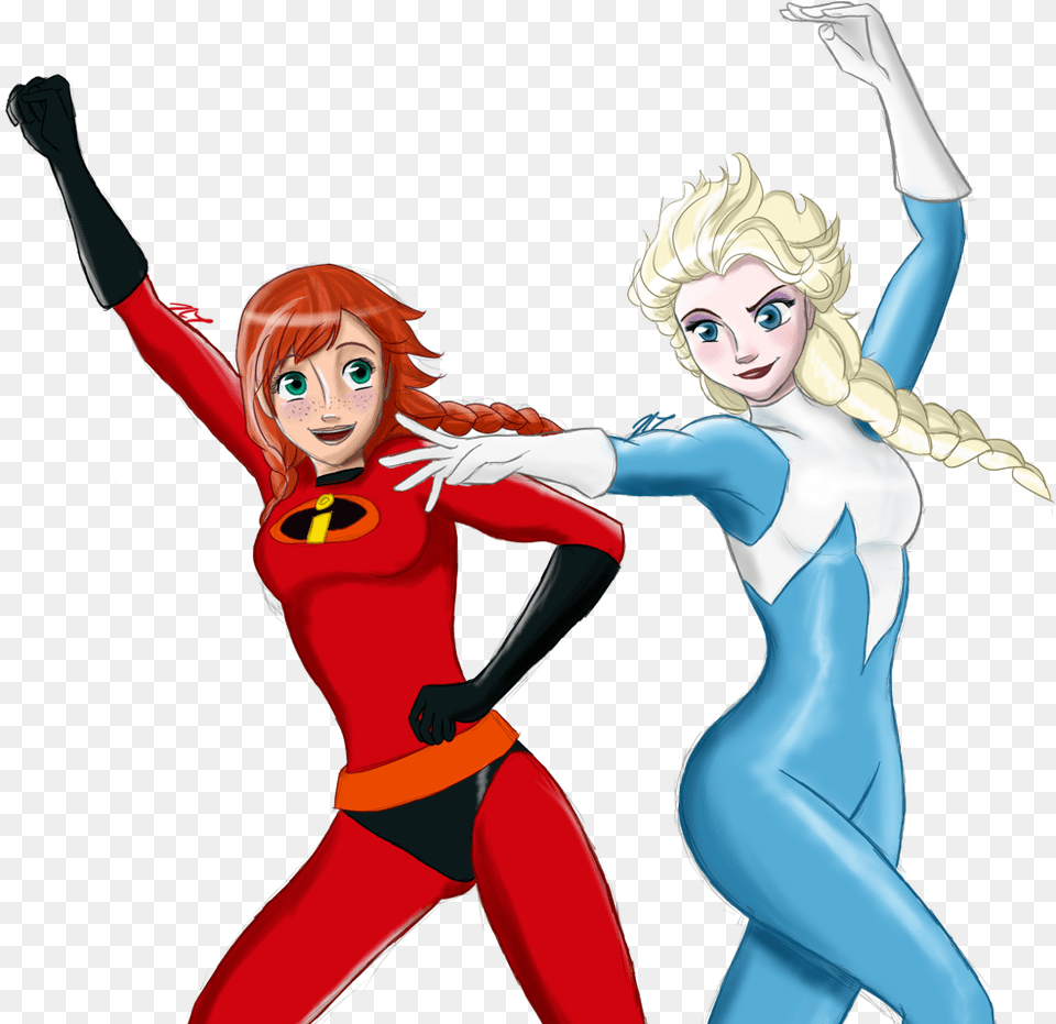 Incredibles Helen And Violet, Adult, Publication, Person, Female Free Png