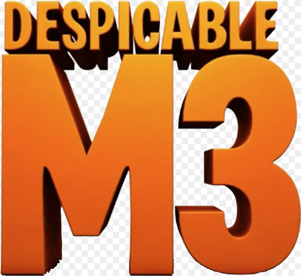 Incredibles Logo Despicable Me 3 Logo, Number, Symbol, Text, Ping Pong Free Transparent Png