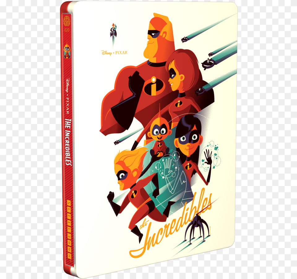 Incredibles Mondo Steelbook, Publication, Book, Adult, Person Free Png Download