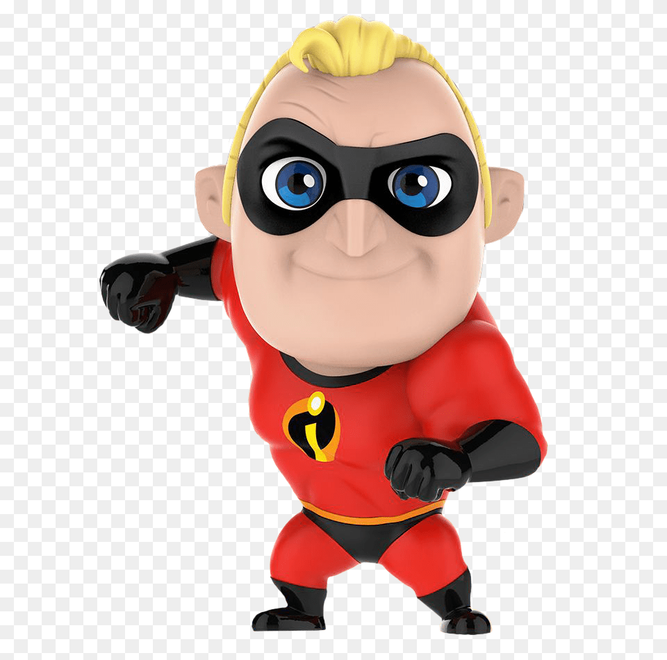 Incredibles Mr Incredible Cosbaby Hot Toys Bobble Head, Toy, Face, Person Free Png Download