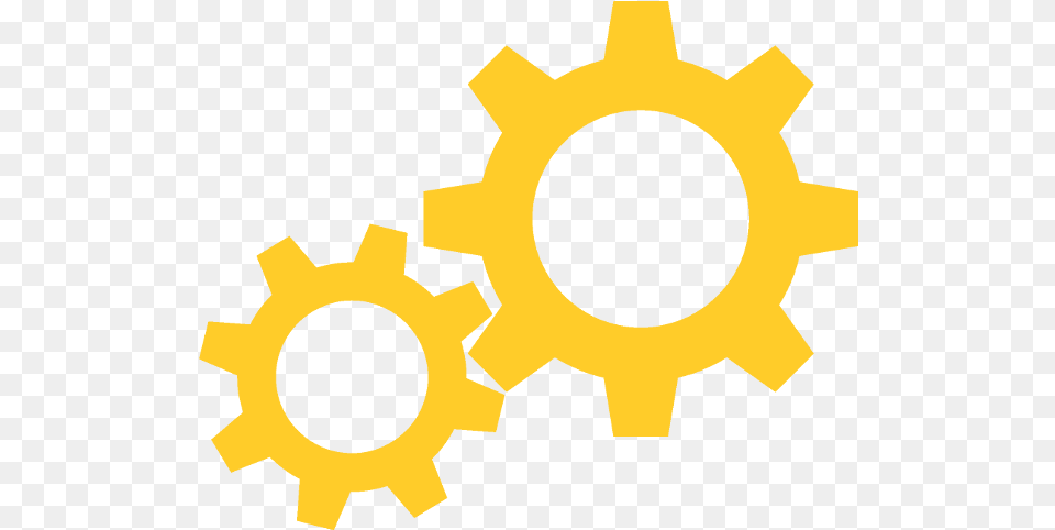 Incuvet Yellow Gears, Machine, Gear Free Png Download