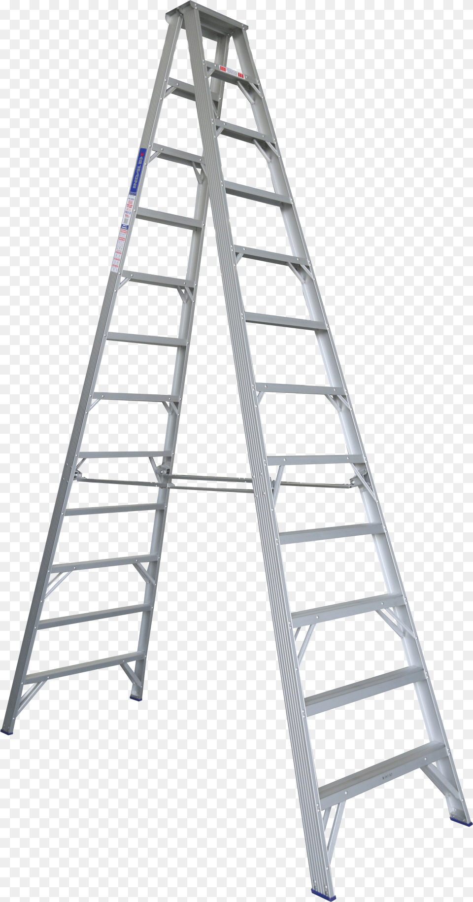 Indalex Pro Series Aluminium Double Sided Step 12ft Indalex Pro Series Aluminium Double Sided Step Ladder Free Png Download