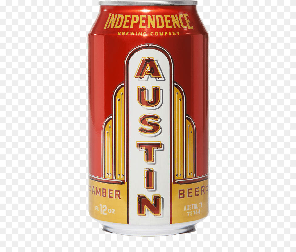 Independence Austin Amber, Alcohol, Beer, Beverage, Tin Free Png