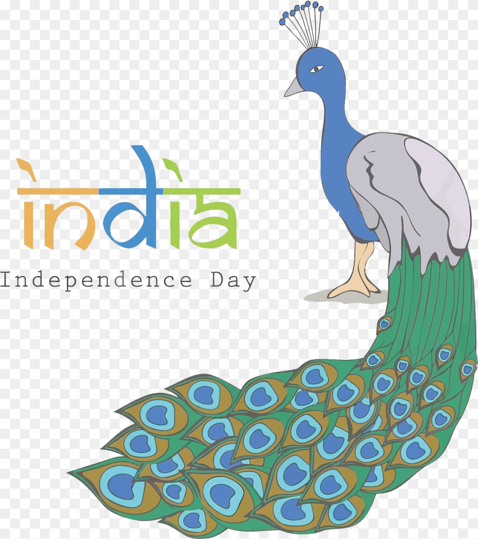 Independence Day Image Independence Day India Cartoon, Animal, Bird, Peacock Free Png