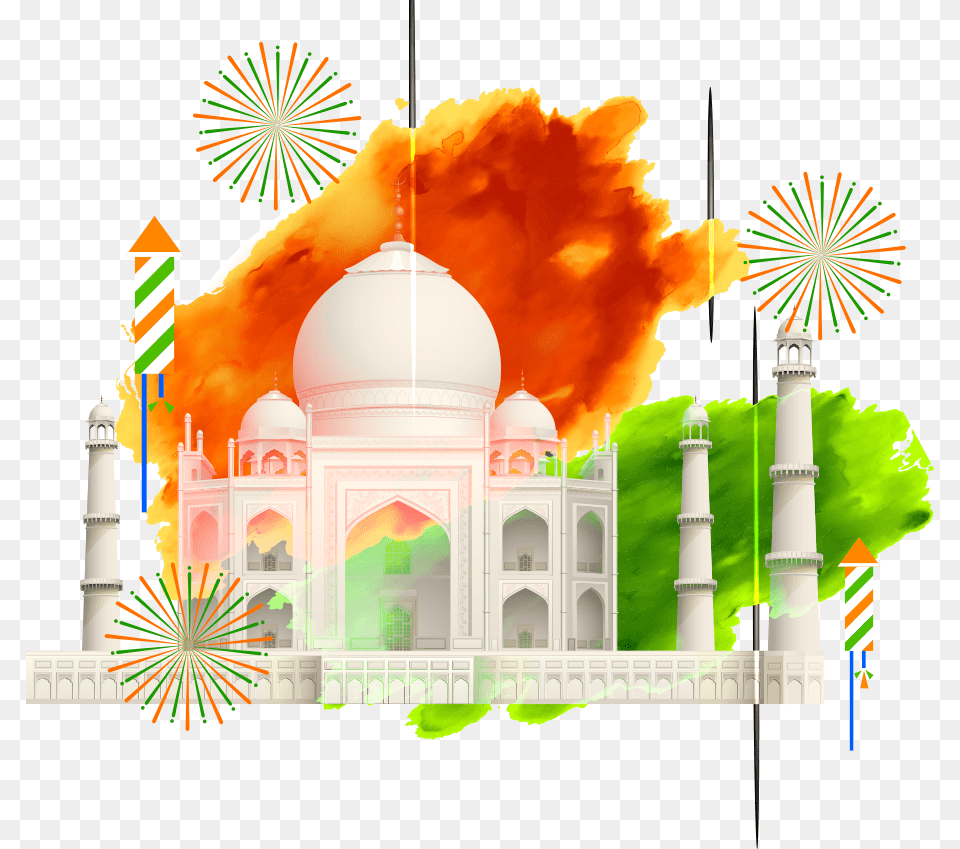 Independence Day India Taj Mahal, Architecture, Building, Dome, Mosque Png