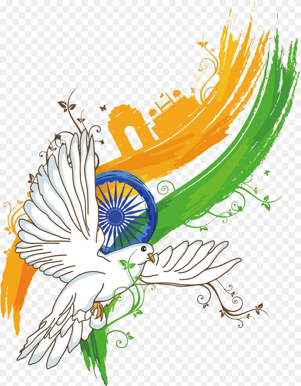 Independence Day Pic India Independence Day Poster, Art, Floral Design, Graphics, Pattern Free Png Download