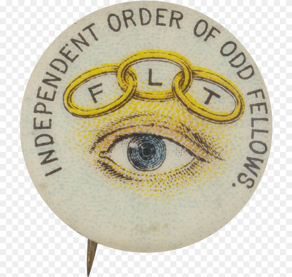 Independent Order Of Odd Fellows Club Button Museum Order Of Oddfellows Pin, Badge, Logo, Symbol Free Png