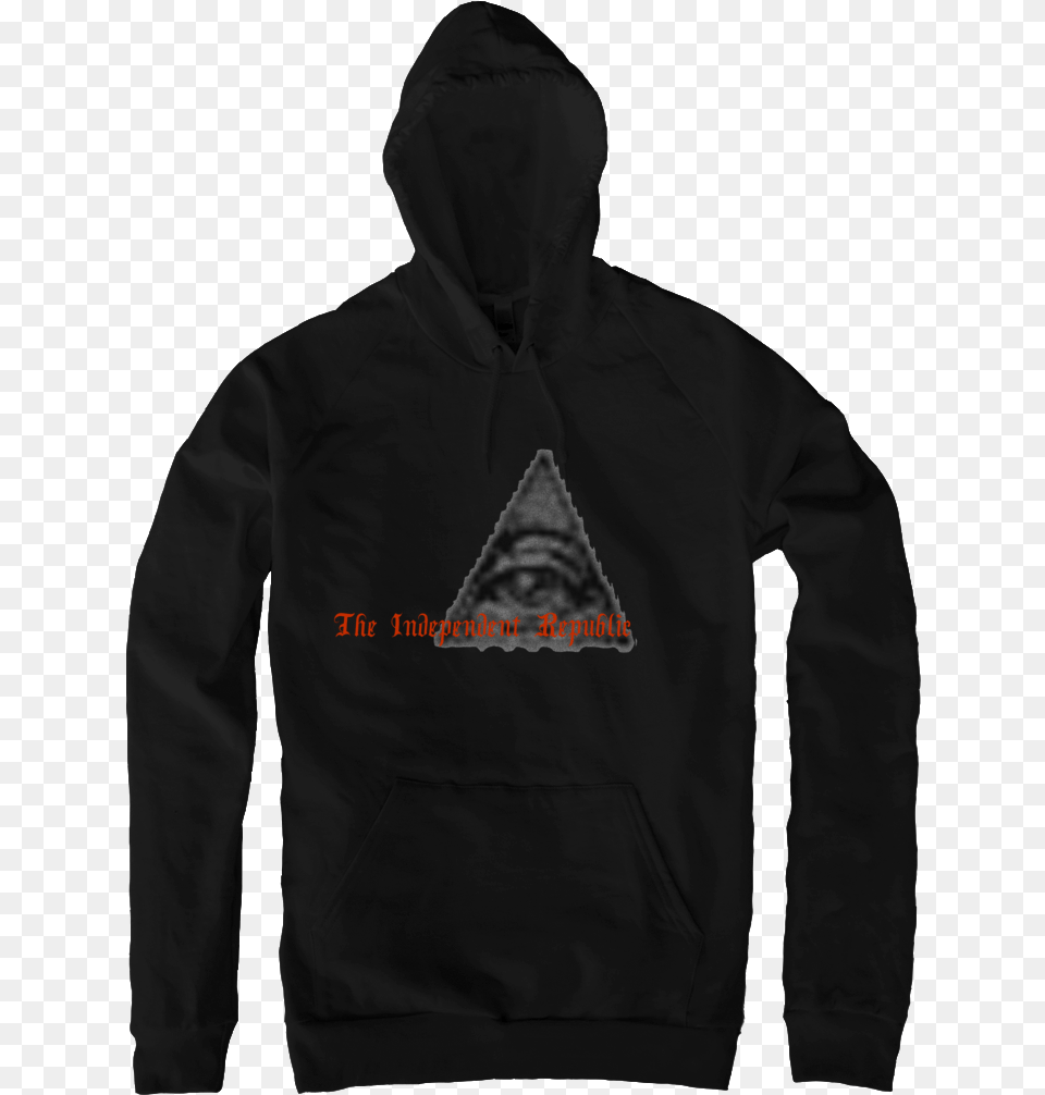 Independent Republic And All Seeing Eye Parsons The New School Hoodie, Clothing, Hood, Knitwear, Sweater Free Transparent Png