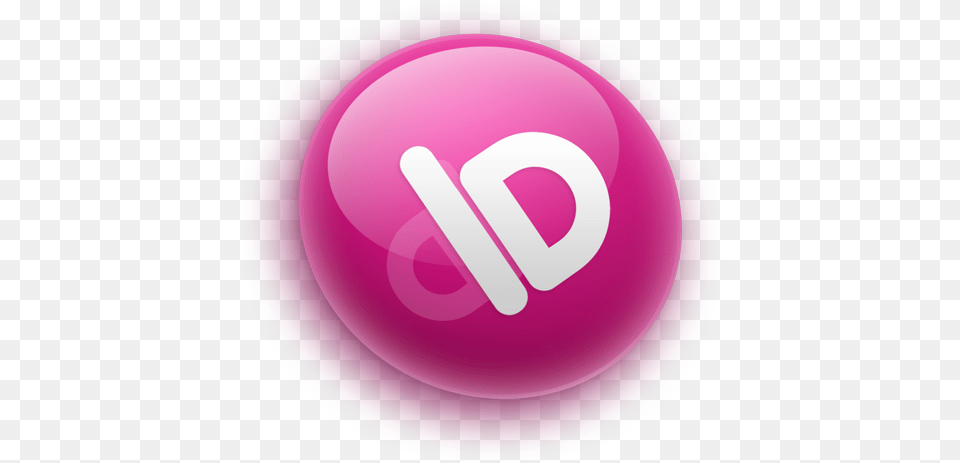 Indesign Cs3 Icon Adobe Indesign, Logo, Plate, Sphere, Purple Free Png