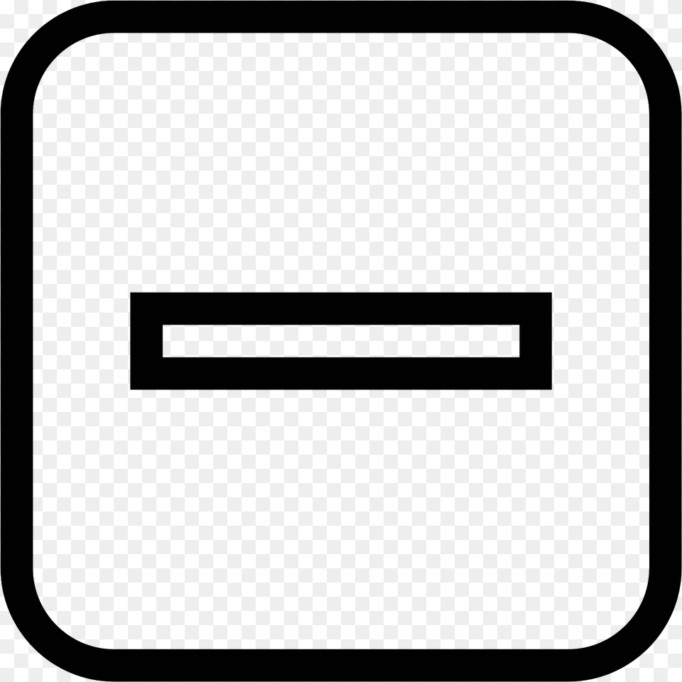 Indeterminate Checkbox Icon Icon, Gray Png