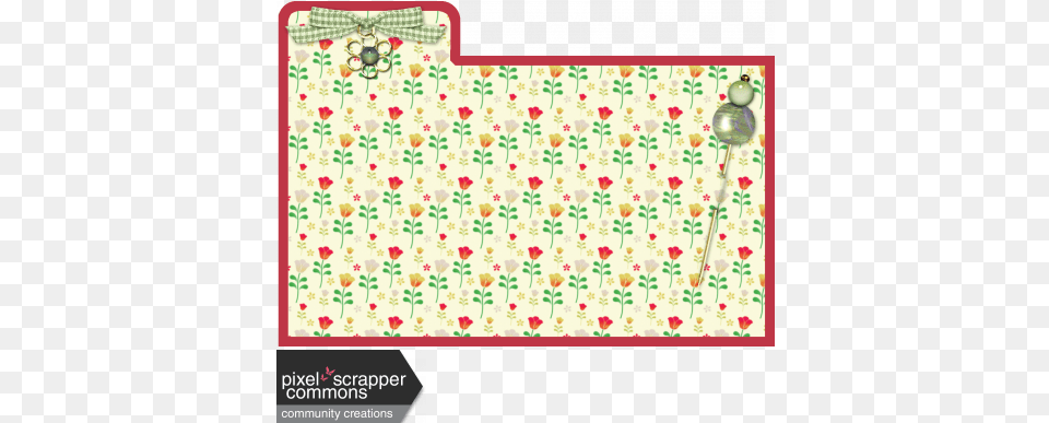 Index Card Red Border Graphic By Sunny Faith Rush Pixel Christmas Tree, Home Decor, Cutlery, Spoon, Rug Free Transparent Png