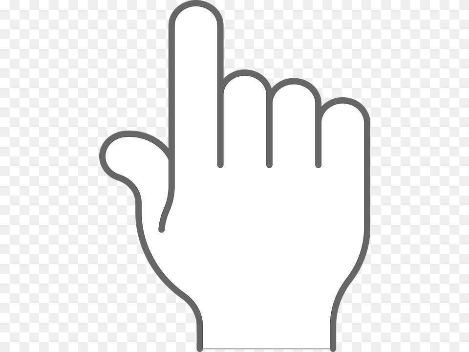 Index Finger Pointing Pointer Hand Finger Human, Clothing, Glove, Baseball, Baseball Glove Free Png