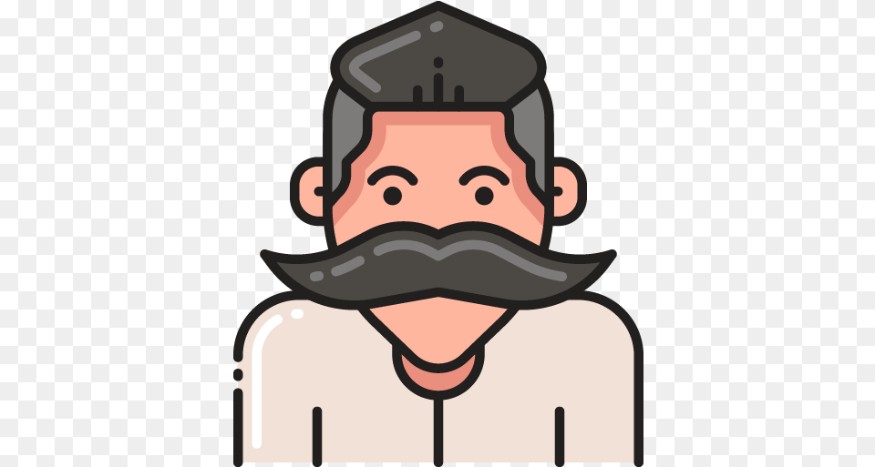 Index Of Assetsimgsaksiconspng512 Icono Barba, Face, Head, Mustache, Person Png