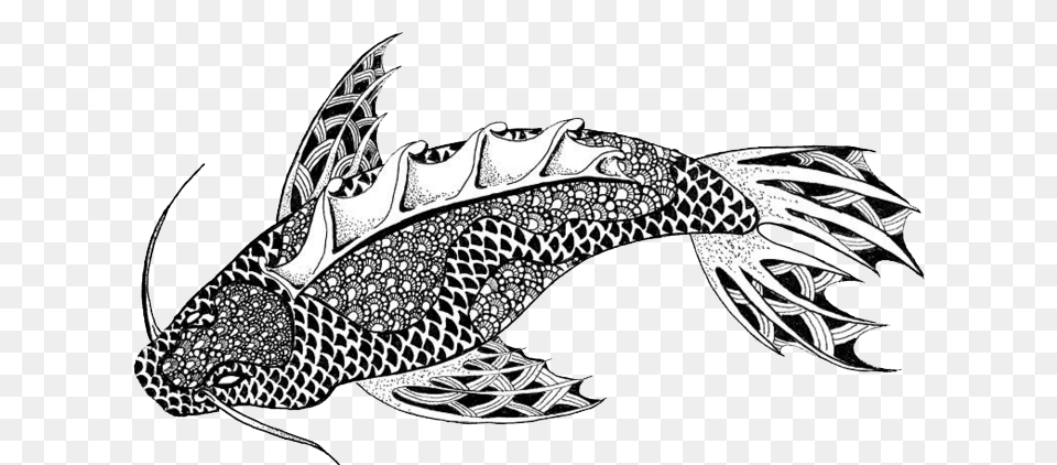 Index Of Catfish Zentangle, Art, Drawing, Animal, Fish Png