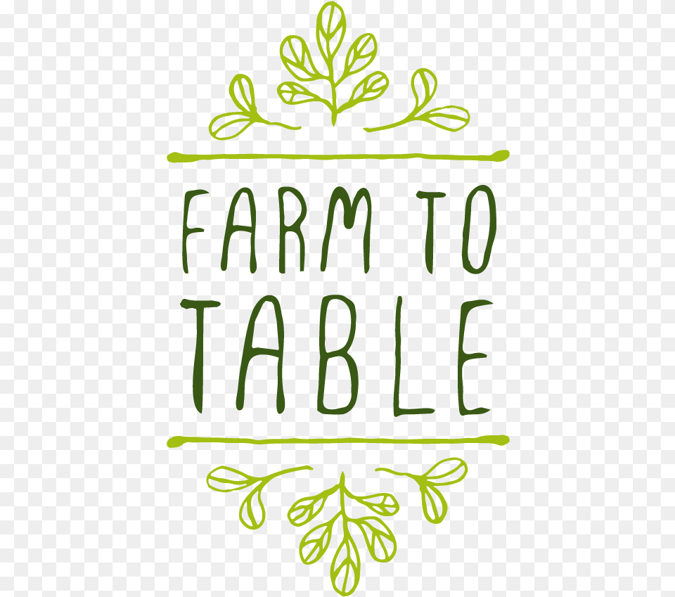 Index Of Farm To Table Banner, Leaf, Plant, Text, Green Free Png Download