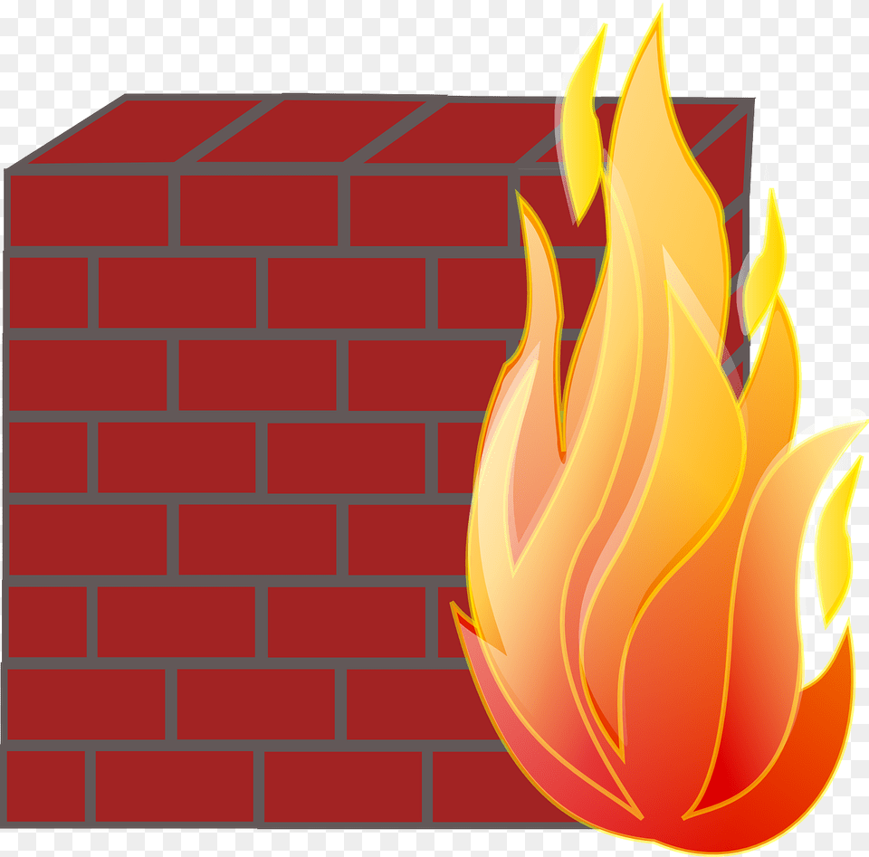 Index Of Firewall Symbol Network, Brick, Fire, Fireplace, Flame Png Image