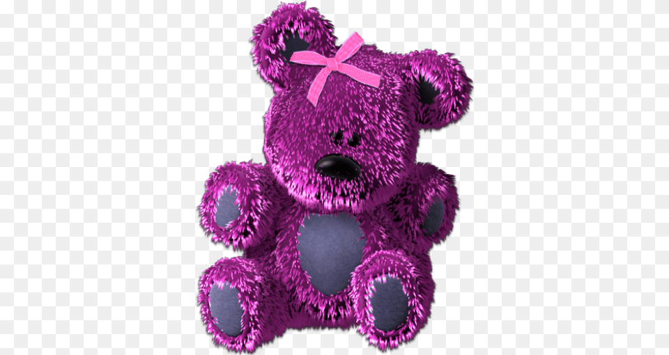 Index Of Floorstransparent Soft, Teddy Bear, Toy, Purple Free Png Download