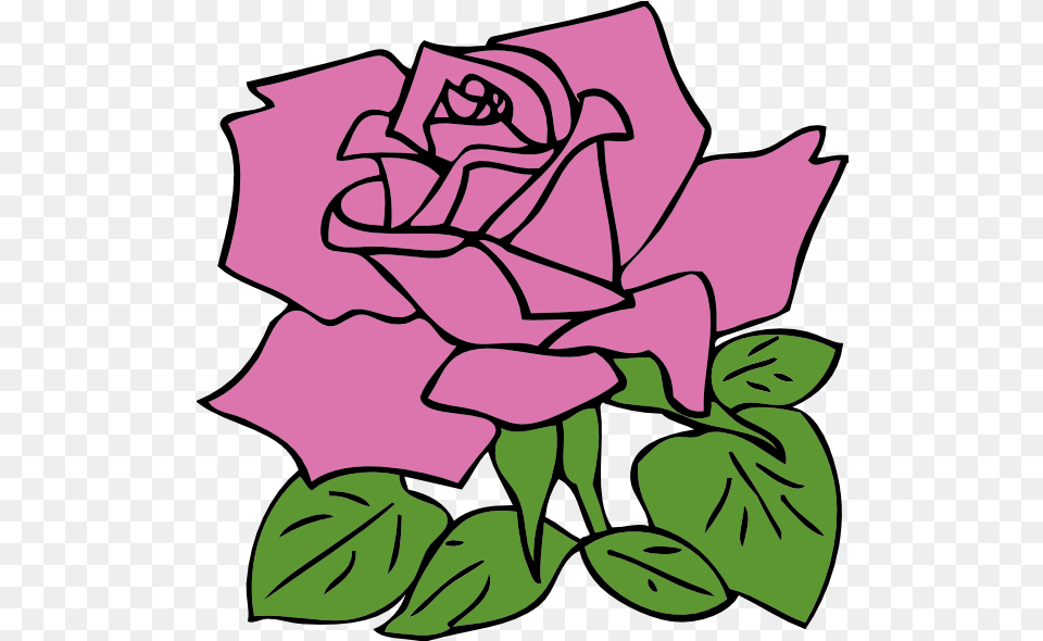 Index Of Imagesdesenhosdesenhos Derosas Pink Rose In Clipart, Flower, Plant, Leaf, Art Png Image