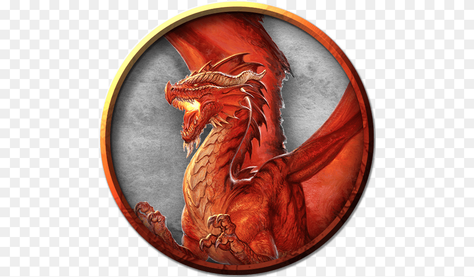 Index Of Imgmm Roll20 Ancient Red Dragon Token Png