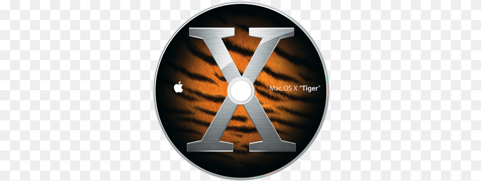 Index Of Mac Os X Tiger Logo, Disk, Dvd Free Png Download