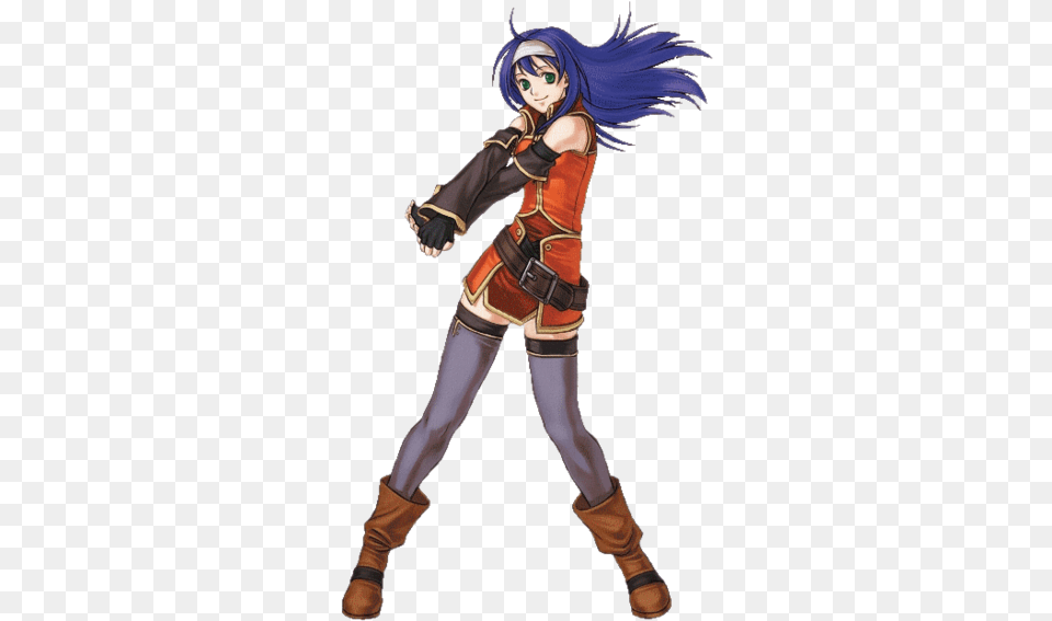 Index Of Smwimagesthumbddeslave Miawayupng Fire Emblem Radiant Dawn Mia, Book, Clothing, Comics, Costume Png Image