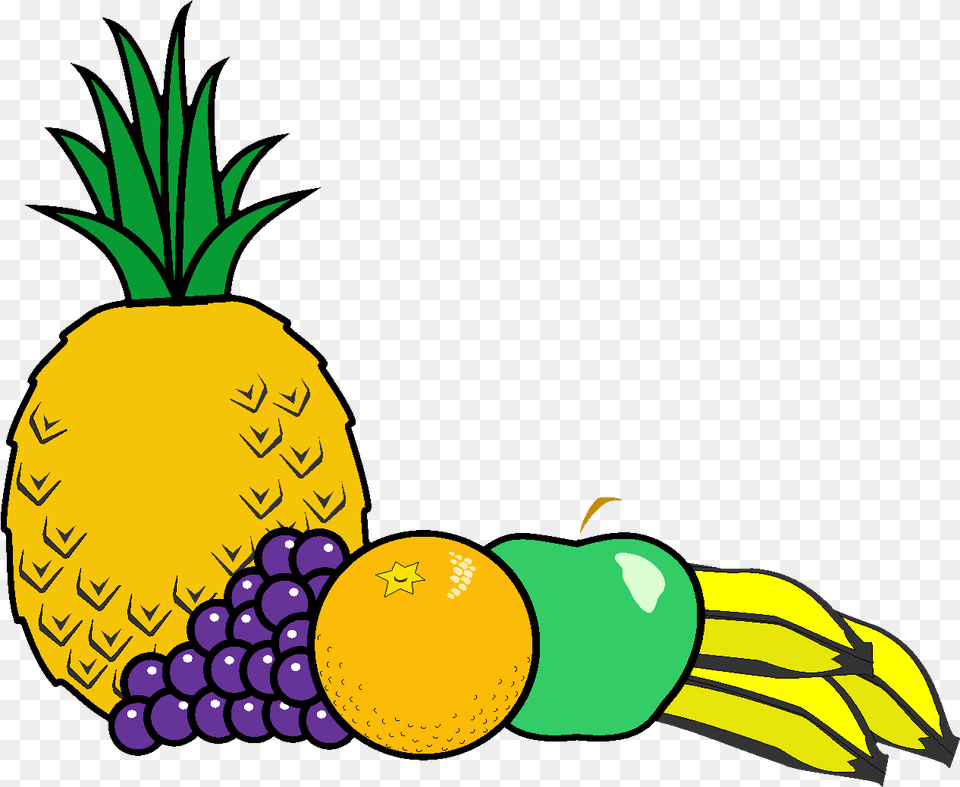 Index Of Variadoscomidafrutas Disegni Di Frutta Colorata, Food, Fruit, Pineapple, Plant Free Png