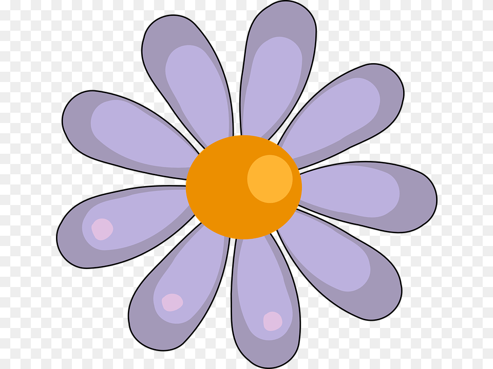Index Of Vectorsflower Vectorfree Daisy Clip Art, Anemone, Flower, Petal, Plant Png Image