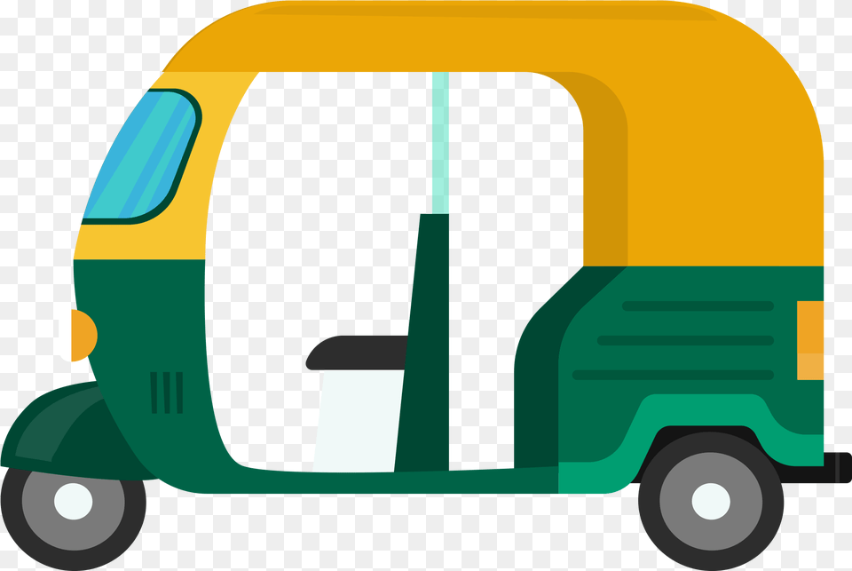 India Auto Rickshaw Autko Clipart, Transportation, Vehicle, Moving Van, Van Png Image