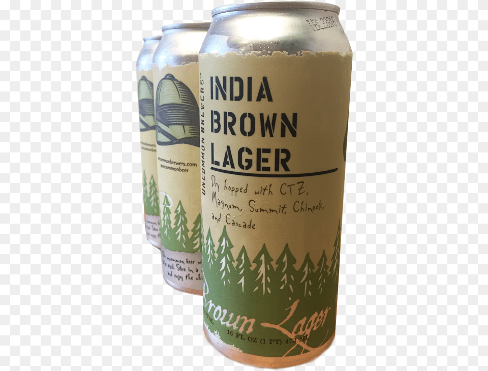India Brown Uncommon Brewery India Brown Lager, Alcohol, Beer, Beverage, Can Free Transparent Png