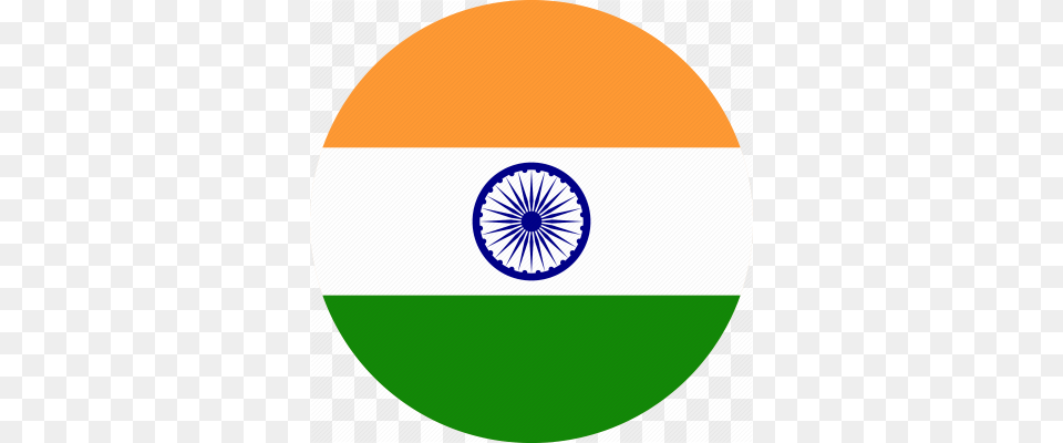 India Circle Flag Grapplestudio India Flag Icon Flat, Disk, Machine, Wheel, Logo Free Png