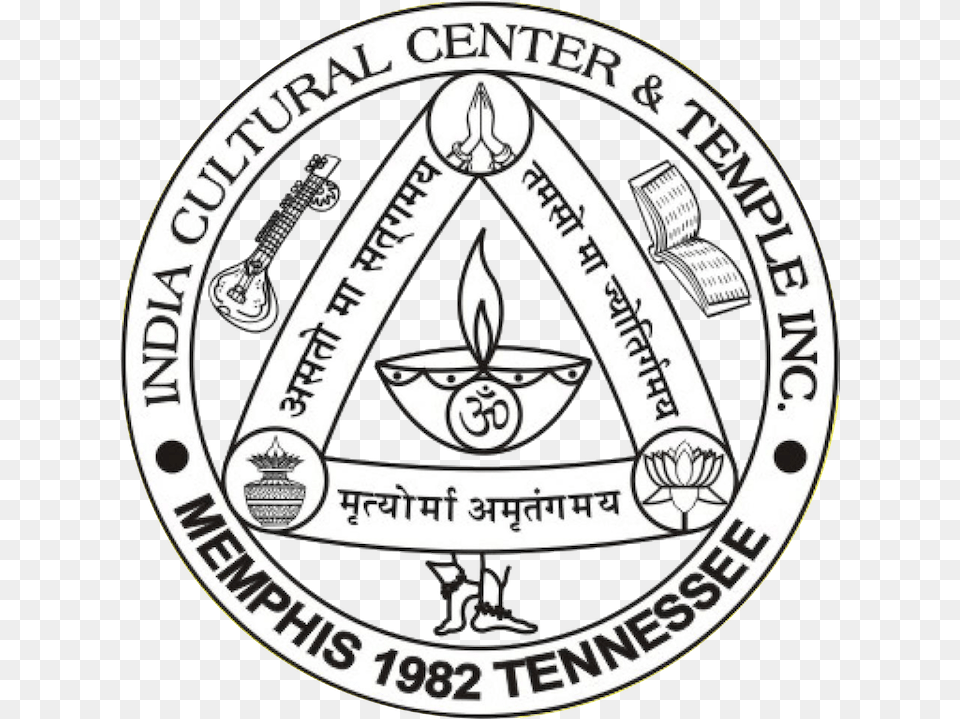 India Cultural Center And Temple, Badge, Logo, Symbol, Emblem Free Png Download