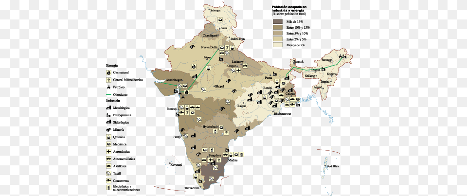 India Economic Map India Economic Map, Chart, Plot, Atlas, Diagram Free Transparent Png