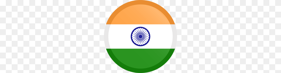 India Flag Clipart, Disk, Logo, Sphere Png Image