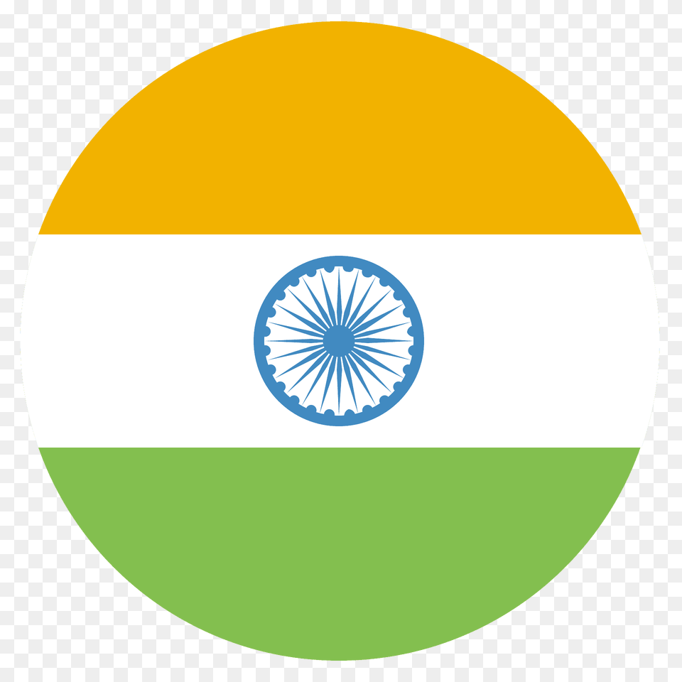 India Flag Emoji Clipart, Sphere, Disk, Machine, Wheel Png