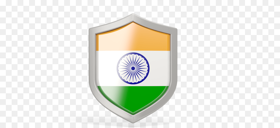 India Flag Icon Indian Flag Shield, Armor, Disk Free Transparent Png