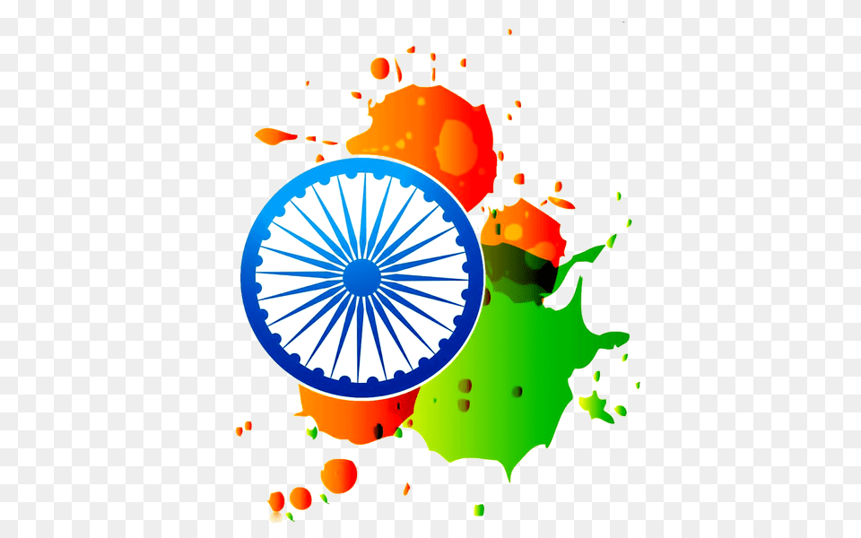 India Flag Machine, Wheel, Art Png Image