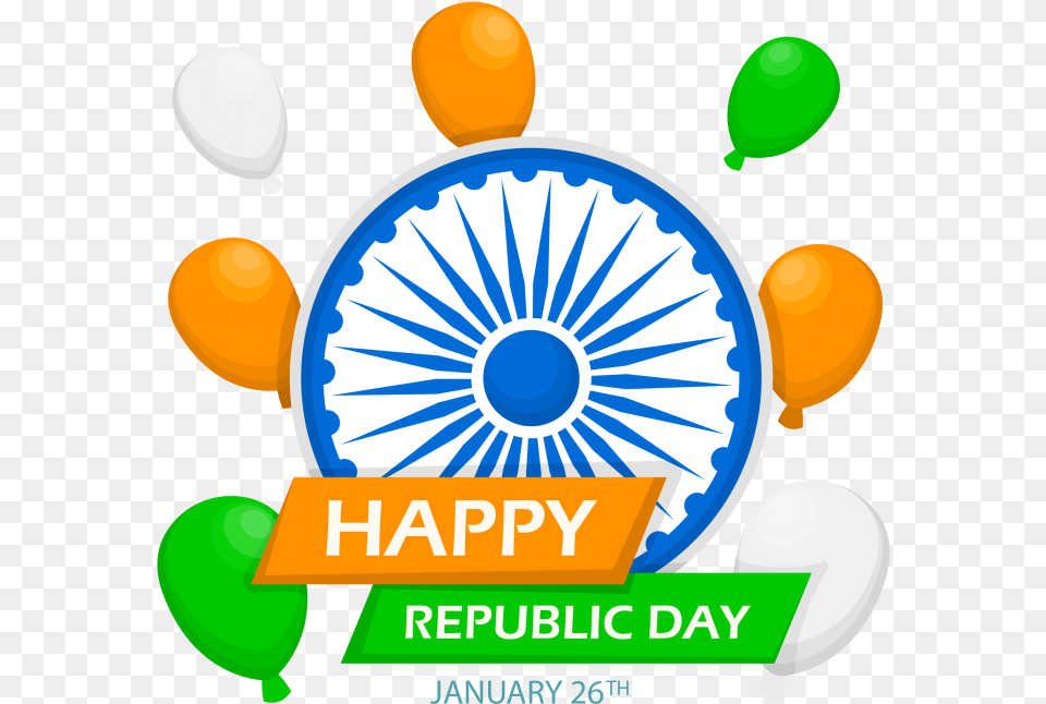 India Flag Republic Day 2020 Ka, Balloon, Advertisement Png