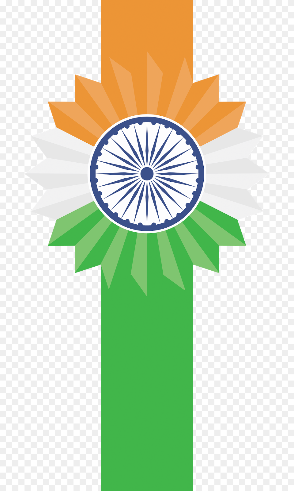 India Flag Vector Badge And Lables For Independence Day India 2018, Cross, Symbol, Machine, Wheel Free Png