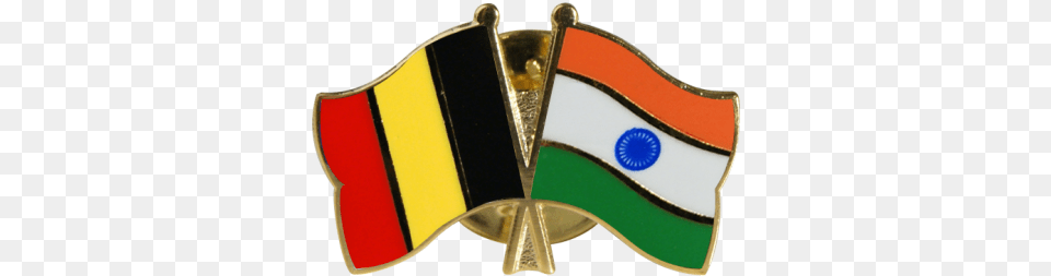 India Friendship Flag Pin Badge Flag, Logo, Symbol, Ping Pong, Ping Pong Paddle Free Png