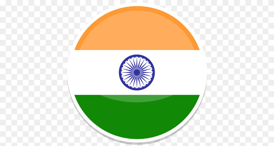 India Icon Round World Flags Iconset Custom Icon Design, Sphere, Disk, Logo, Machine Png Image