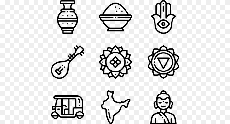 India Iconos De Colombia, Gray Free Transparent Png
