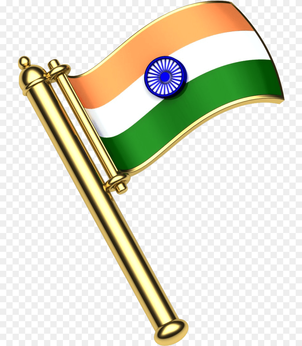 India Independence Day Brooch, Flag, Smoke Pipe, India Flag Free Png Download