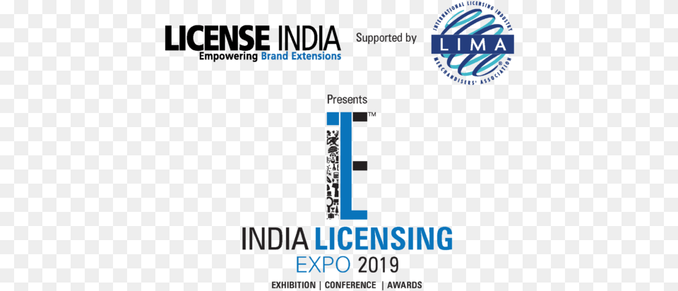 India Licensing Expo 2019 Is The Third Edition Of Electric Blue, Advertisement, Poster, Logo, Text Free Png