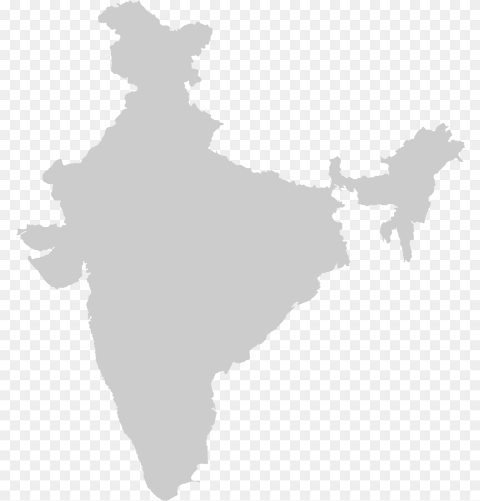 India Map Clip Art India Map In Grey, Plot, Chart, Adult, Wedding Free Png Download