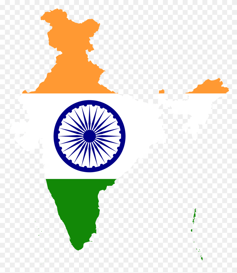India Map Flag Clipart, Chart, Plot, Machine, Wheel Png Image