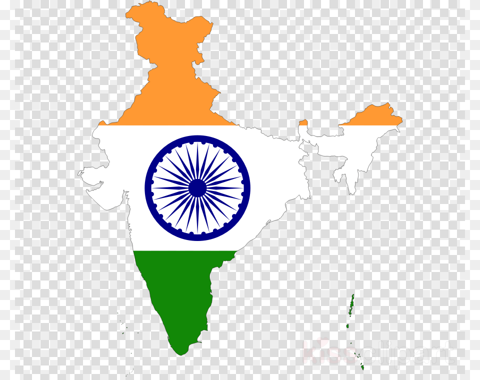 India Map Flag Clipart Flag Of India, Machine, Wheel Free Transparent Png